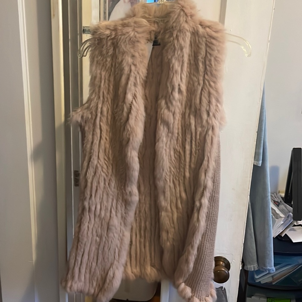 Love token 100% rabbit fur